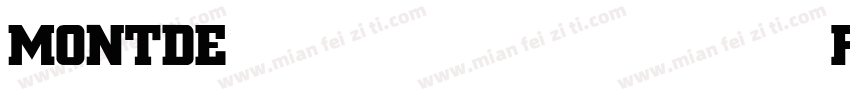 MONTDERRAT BOLD字体转换